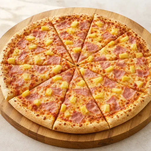 Hawaii, mit Käse, Ananas und Schinken - Bella Casa Datteln