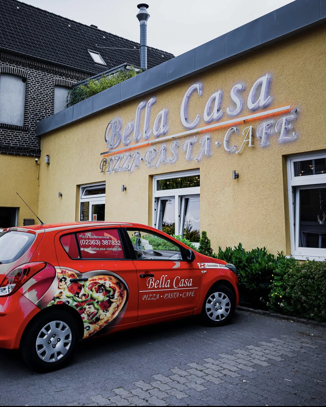 Außenansicht des Bella Casa in Datteln