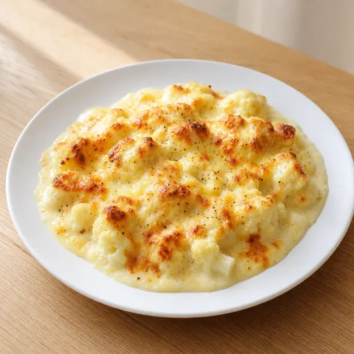 Blumenkohlauflauf, Blumenkohl in Sahnesauce und Käse überbacken - Bella Casa Datteln