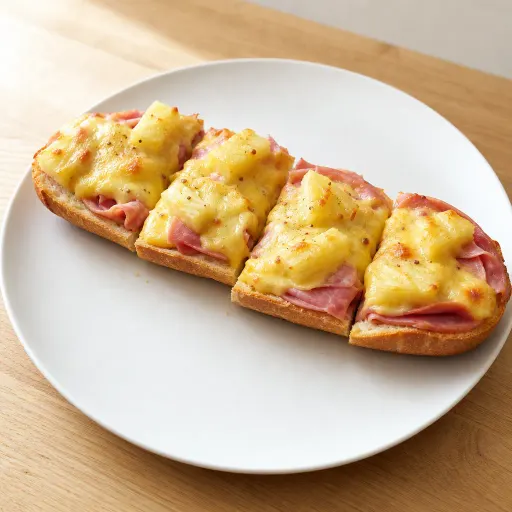 Hawaii Spezial, mit Schinken, Ananas und Sauce Hollandaise - Bella Casa Datteln