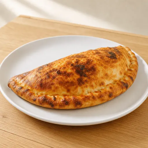 Calzone alla Layel, Dönerfleisch, Zwiebeln, Paprika, Mexican-Inferno-Sauce - Bella Casa Datteln