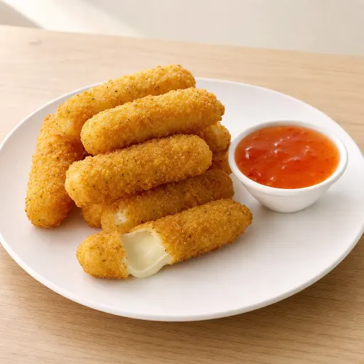 Mozzarella Sticks 6 Stk., mit Dip (süß-sauer) - Bella Casa Datteln