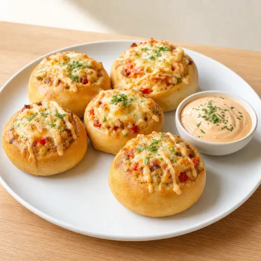 Käsebrötchen (5 Stk.), mit Remoulade - Bella Casa Datteln
