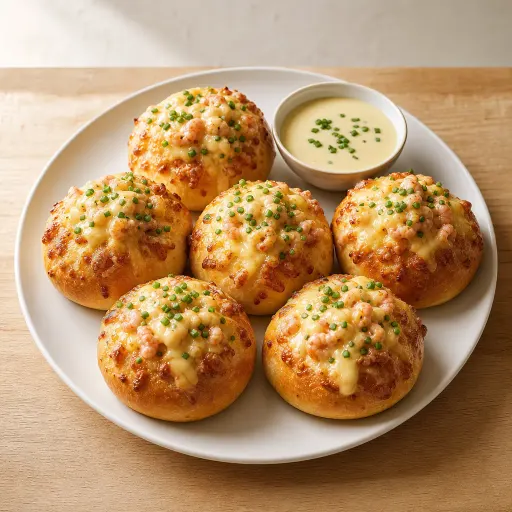 Krabbenbrötchen (5 Stk.), mit Krabben, Sauce Hollandaise - Bella Casa Datteln