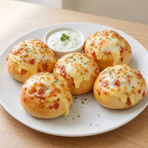Mozzarellabrötchen (5 Stk.), mit Mozzarella, Sauce Hollandaise - Bella Casa Datteln