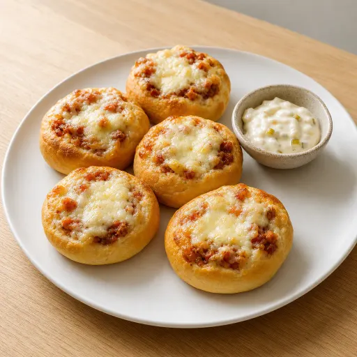 Salamibrötchen (5 Stk.), mit Käse und Remoulade - Bella Casa Datteln
