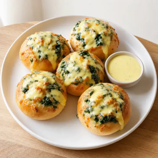 Spinat-Spezial-Brötchen (5 Stk.), Spinat, Sauce Hollandaise - Bella Casa Datteln