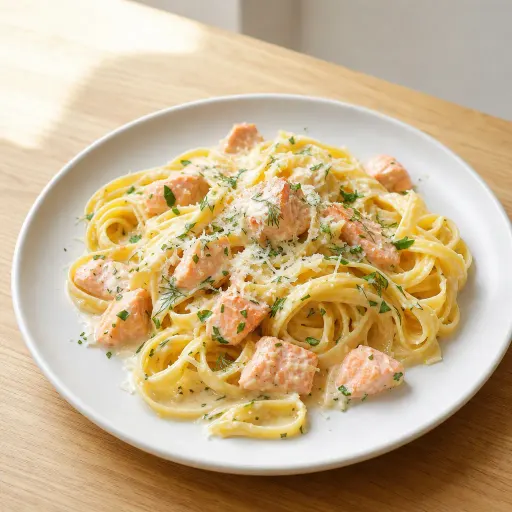 Salmone, mit Lachs und Sahnesauce - Bella Casa Datteln