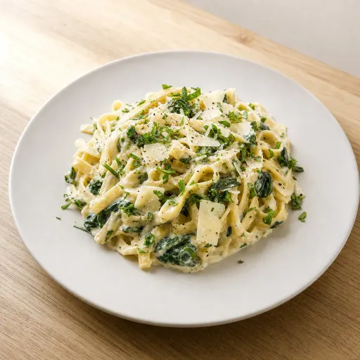 Spinat, mit Sahnesauce, Gorgonzolasauce und Spinat - Bella Casa Datteln