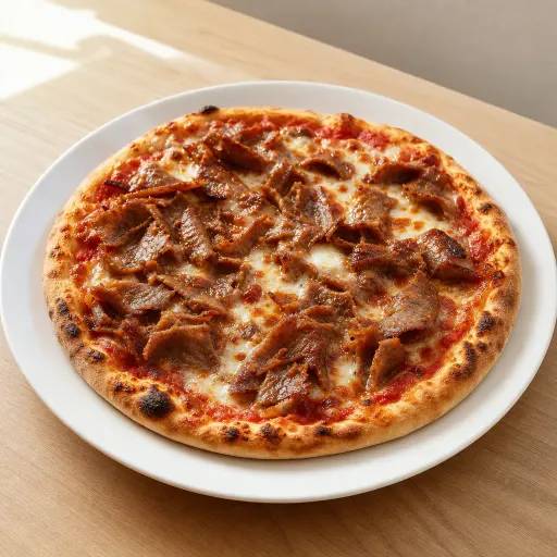 Döner Pizza, Dönerfleisch - Bella Casa Datteln