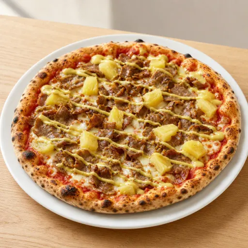 Riccardo Speziale, Dönerfleisch, Honig-Senf-Sauce, Ananas - Bella Casa Datteln