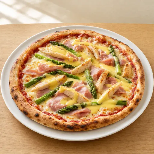 Rotterdam, Sauce Hollandaise, Schinken, Spargel, Hähnchenbruststreifen - Bella Casa Datteln
