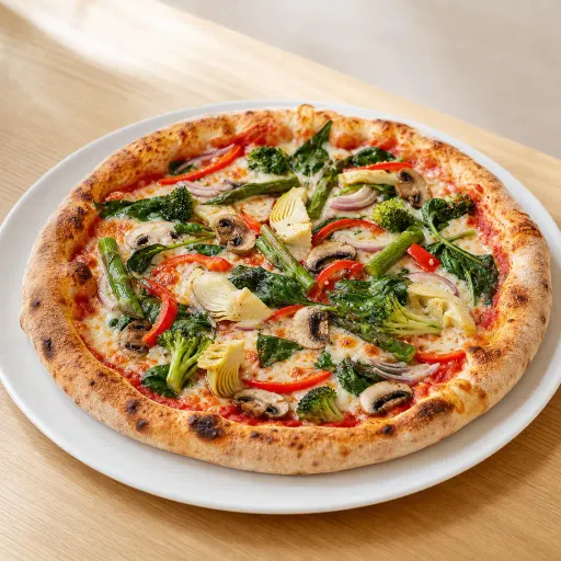 Vegetaria, Spinat, Champignons, Paprika, Zwiebeln, Spargel, Artischocken, Broccoli - Bella Casa Datteln